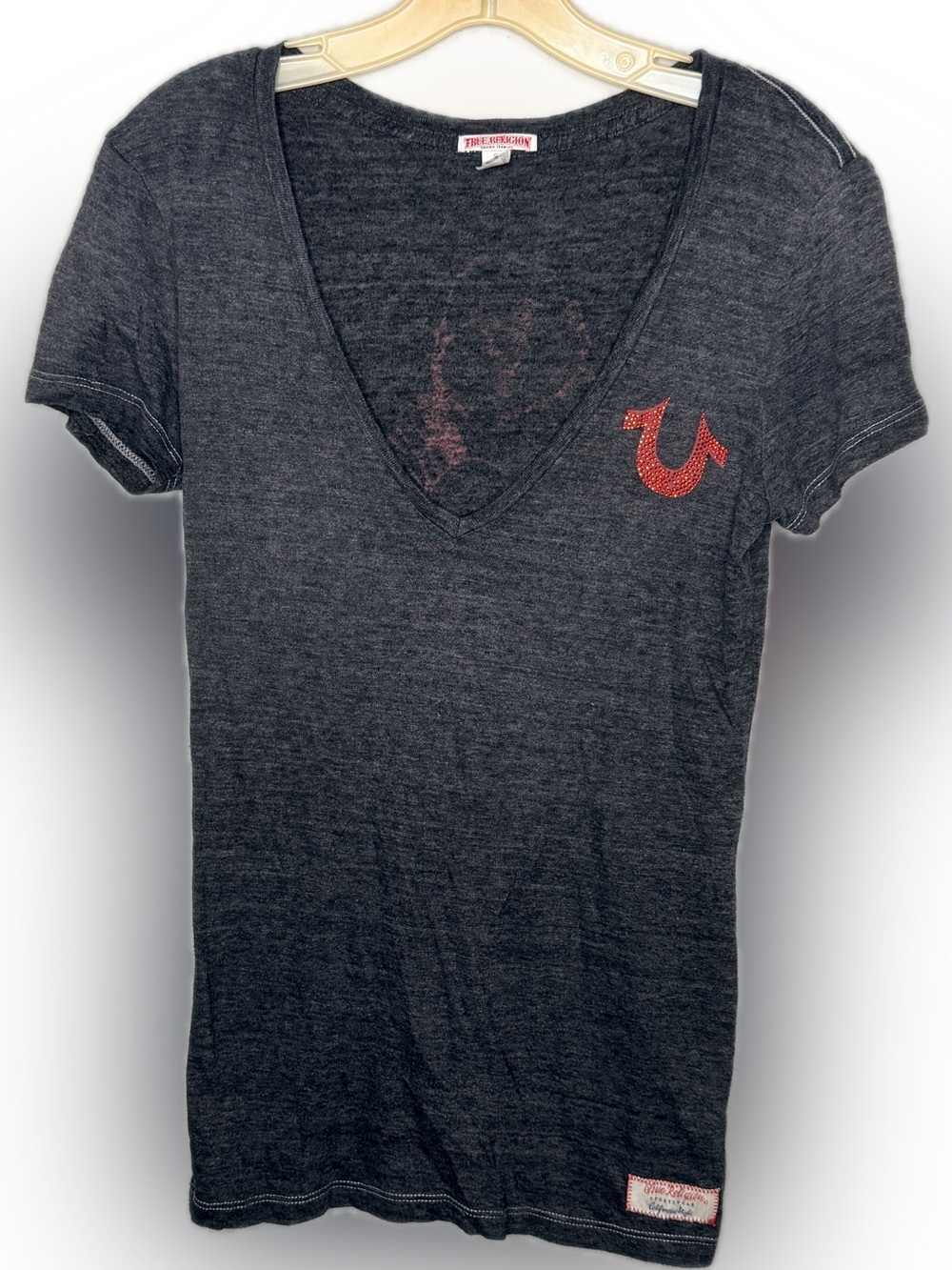 True Religion T-Shirt with Rhinestones
